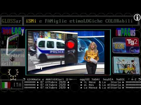 TITOLI TG1 notte, 60 secondi, mercoleDì 07 ottobre 2020