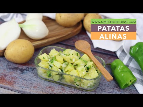 PAPAS ALIÑAS | Receta de patatas aliñadas tradicionales andaluzas