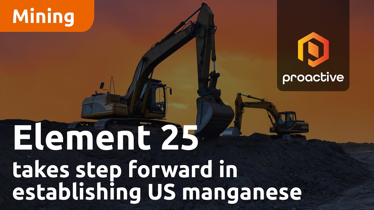 Element 25 takes step forward in establishing US manganese refinery