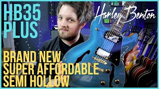 Video thumbnail for HARLEY BENTON HB35 PLUS METALLIC BLUE - Super Affordable Semi Hollow by Leigh Fuge