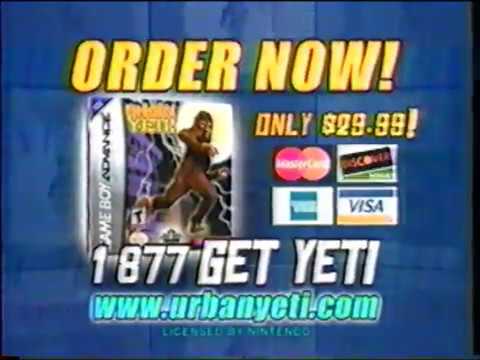 Urban Yeti  - GBA -  Gameboy Advance Video Game Commercial (2002)