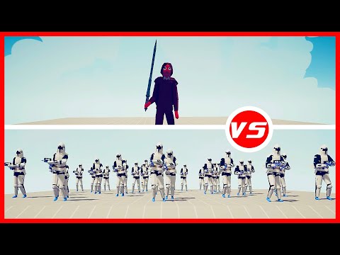 Obi-Wan Kenobi vs 35x STARWARS STORMTROOPERS - Totally Accurate Battle Simulator TABS #88