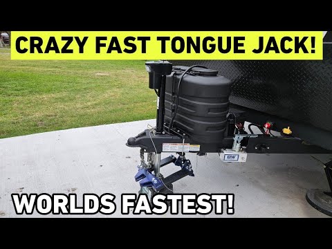 FASTEST JACK MADE! One of my favorite RV and Trailer Upgrades! UltraFab Phoenix 4000 Tongue Jack