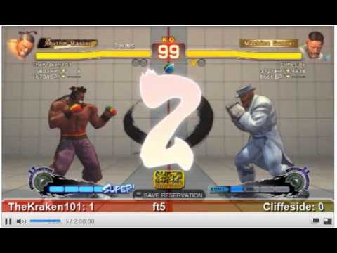 SSF4 AE   TheKraken101 Deejay vs Cliffeside Dudly    UYG Suupa Saki FT5 Battle  Part 1