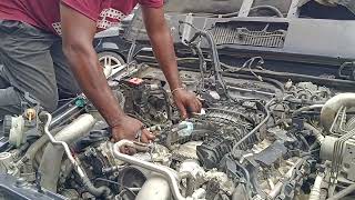 how to remove injectors manifold on mb 278 engine