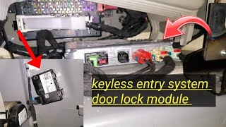 Gmc acadia keyless entry system and door lock control module locatoin|| wiring daigram