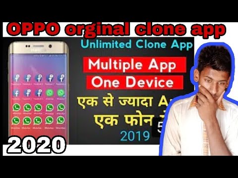 How we use clone app in oppo all mobile 2020 full video