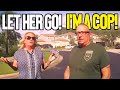 Fake Cop Tries To Intimidate Real Cop But Gets Fired And Charged Instead