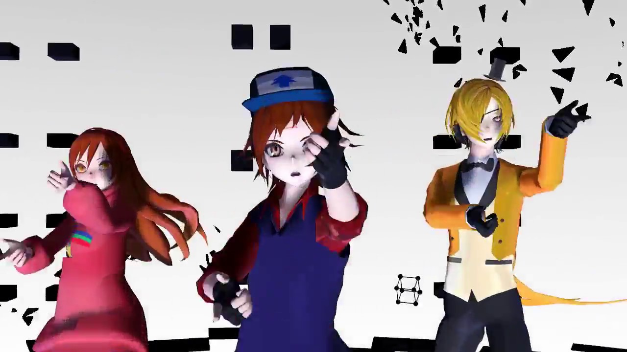 MMD Gravity Falls - BTS DNA [Motion DL]