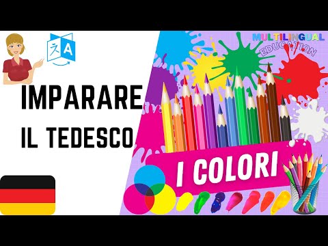 Imparare i COLORI in Tedesco