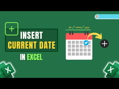 How to Insert Current Date in Excel
