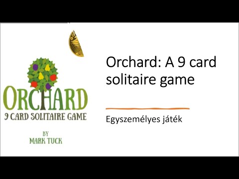 Orchard: A 9 card solitaire game - Egyszemélyes játék - Robert SoloPlay