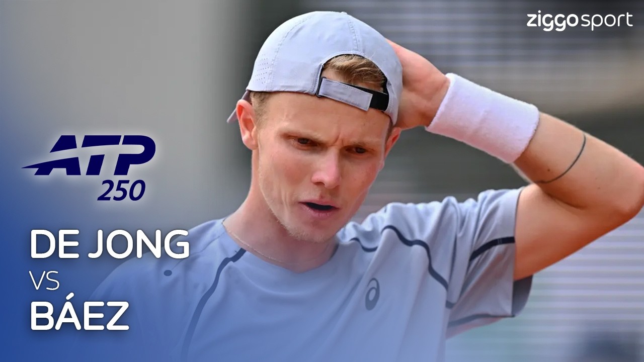 JESPER DE JONG HEEFT HET ONTZETTEND ZWAAR IN ZWEDEN!! 🥵😱 | De Jong vs Báez | ATP250