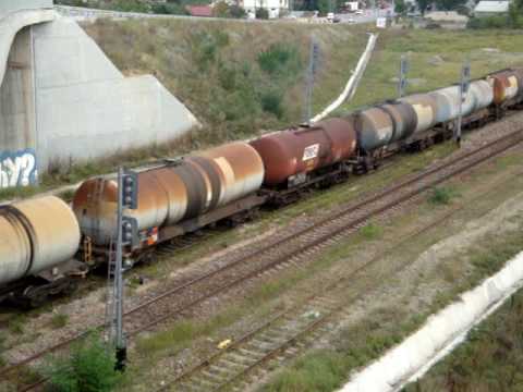 DUBLĂ TRACŢIUNE(60-1528-3 SI UN ND2) LA TREN GFR