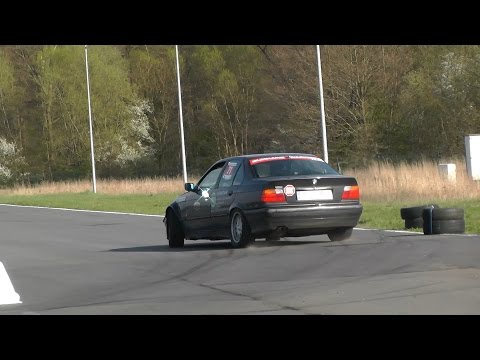 Marcin Płoszaj, BMW E36 320i - III Power Stage Bednary - 09.04.2017