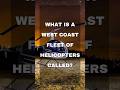 What Is A West Coast Fleet Of Helicopters Called? #shorts #helicopter