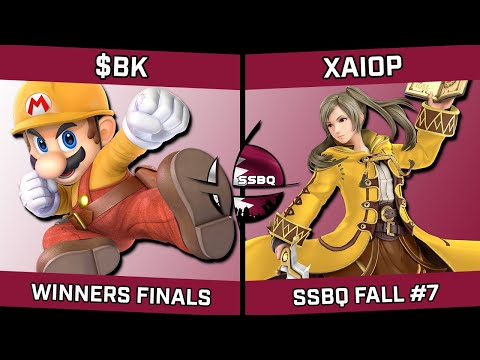 $BK (Mario) vs Xaiop (Robin) - SSBQ Fall #7 - Winners Finals