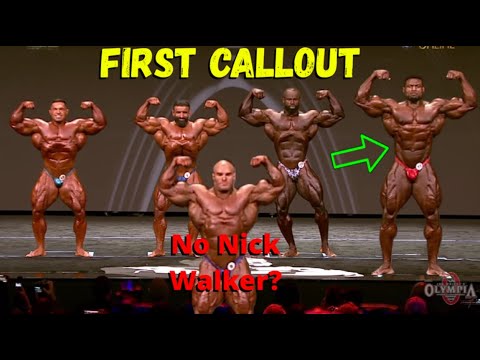 2025 Mr. Olympia OPEN BODYBUILDING First Callout