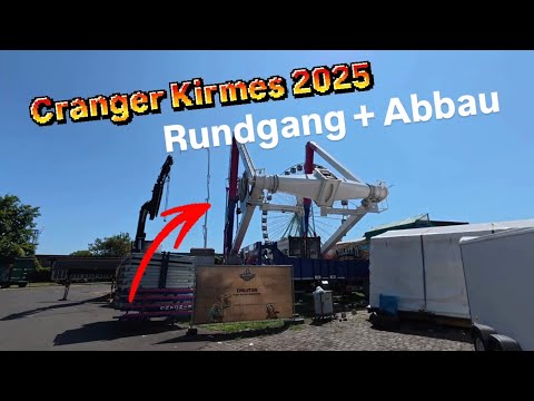 Cranger Kirmes Abbau + Rundgang am Montag danach | 2025