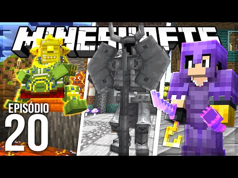 OS 2 CHEFES LENDÁRIOS DO MELHOR MODPACK DE AVENTURA DO MINECRAFT - Mineshafts & Monsters #20