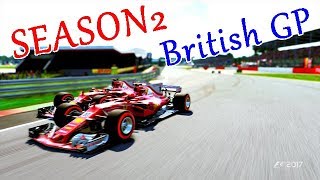 PS4 F1 2017実況 シーズン2 第10戦 イギリスGP決勝！
