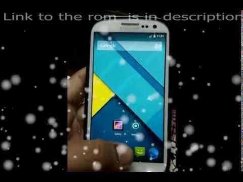 Android Lollipop on Samsung galaxy s3 (Android 5.0)