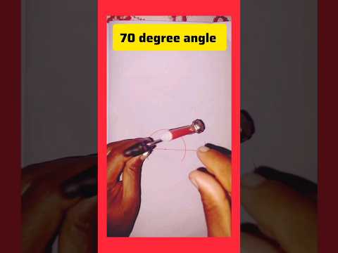 How to construct 70 degree angle using compass 🔥#maths #shortsvideo #shorts #short