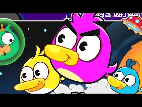 Angry Birds Cannon 5 - BIRDS SHOOTING PIGGIES IN SPACE!