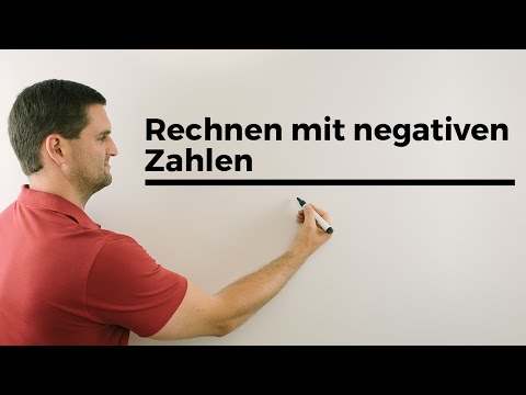 Rechnen mit negativen Zahlen Teil 1 | Mathe by Daniel Jung