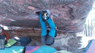 Video thumbnail of Uoho, 6c+. Albarracín