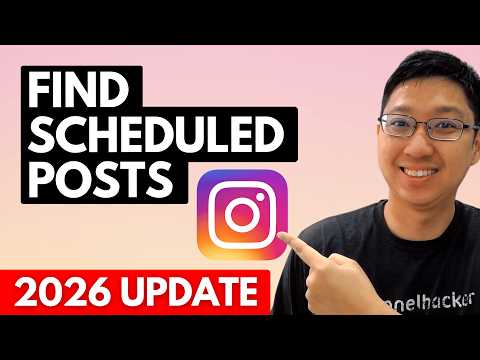 How to Find My Scheduled Post On Instagram (2026)