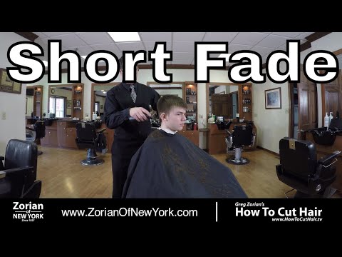 Short Fade with Flip Up Front Haircut - Men's Fade with Longer Top - Greg Zorian Haircut Tutorial
