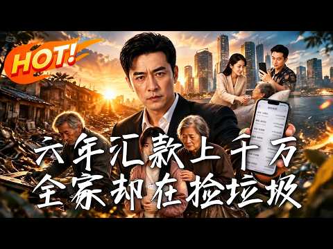 🔥六年汇回千万，父母却流落桥下！他暗中查账揭穿妻弟骗局，女儿康复后一家人终于团圆！《六年汇款上千万，全家却在捡垃圾》#盛世短剧#短剧#AI短剧#逆袭#漫剧#玄幻#修仙#搞笑#甜宠