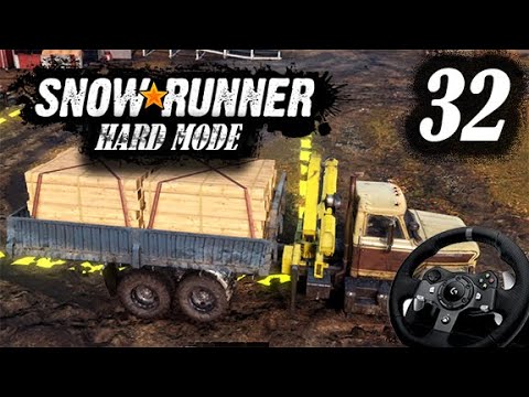 SnowRunner - Hard Mode - No Tasks Left In Black River - Episode 32
