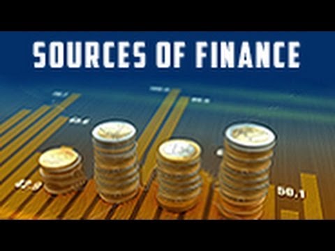 Sources of Finance