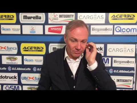Post partita AlbinoLeffe vs Bassano Virtus - Massimiliano Alvini