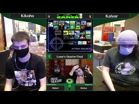 CT GamerCon 5 SSBM - Kikoho (Black Marth) vs. Kalvar (Red Marth) - Melee LQF