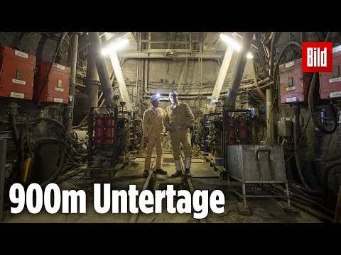 900m unter der Erde: So wird die stillgelegte Grube Reden stabil gehalten