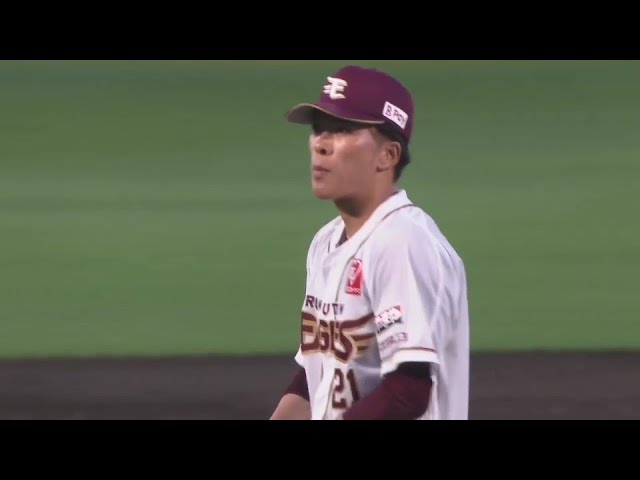 【2回表】圧巻のピッチング!! イーグルス・早川隆久 この回のアウト全てを三振で奪う!!  2024年8月6日 東北楽天ゴールデンイーグルス 対 北海道日本ハムファイターズ