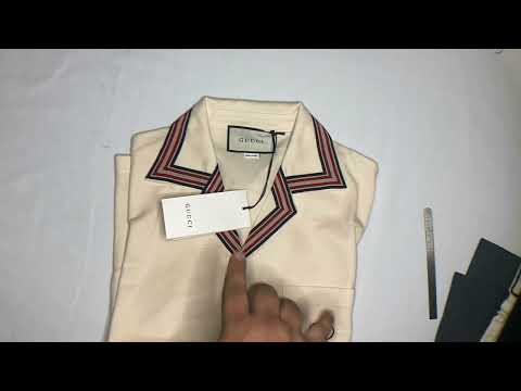 Gucci Cotton Piquet Polo Shirt with Interlocking G patch
