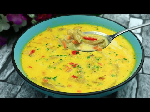 This soup is like medicine for my stomach! 🥬