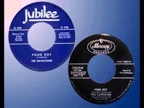 ROYALTONES / CARDIGANS - Poor Boy (1958) Instrumental / Vocal