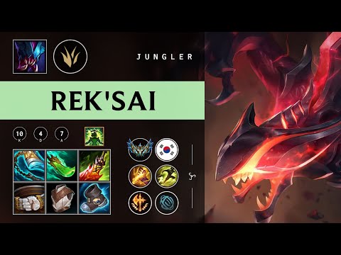 Rek'Sai Jungle vs Lillia - KR Challenger Patch 26.01