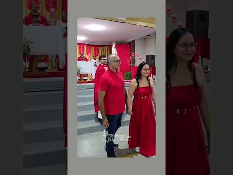 Santa Missa de petencostes,  Paróquia São João Batista em Presidente Médici RO