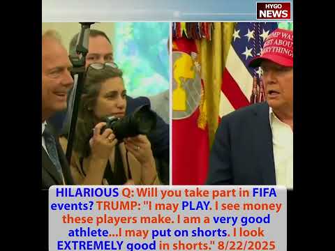 HILARIOUS Q: FIFA events? TRUMP: I may PLAY; Newsom not answer Dems draw redistrict; Chair Powell
