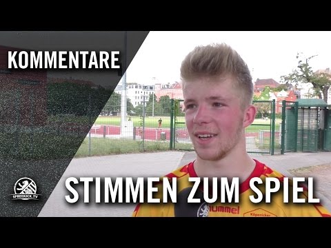 Die Stimmen zum Spiel (SV Empor Berlin II - Köpenicker SC, U17 B-Junioren, Landesliga, Staffel 2)