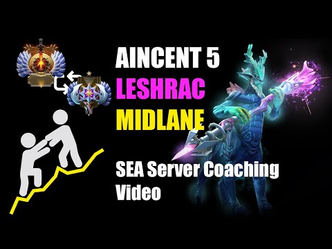Leshrac Mid SEA Ancient 5 Coaching Session. How to reach Position in the Map + Itemzation