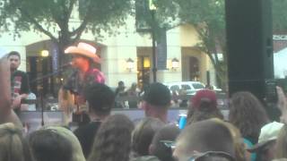 Justin Moore sings Redneck Reason at the WIRK Free Concert Cityplace West Palm 5/17/12
