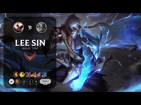 Lee Sin Top vs Tryndamere - KR Grandmaster Patch 13.1