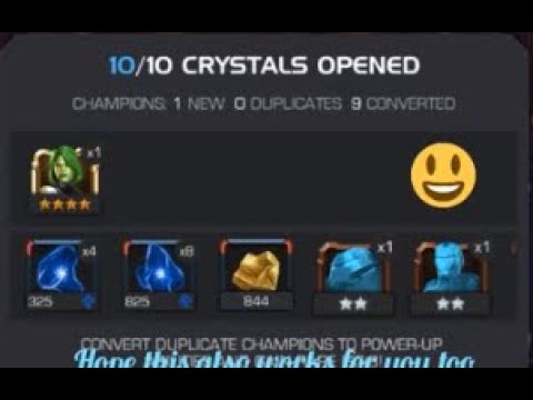 The best way to get 4star champ from premium crystals.